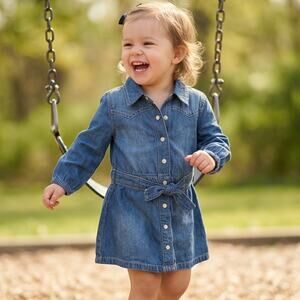 OshKosh B'gosh Dark Blue Kids Jean dress